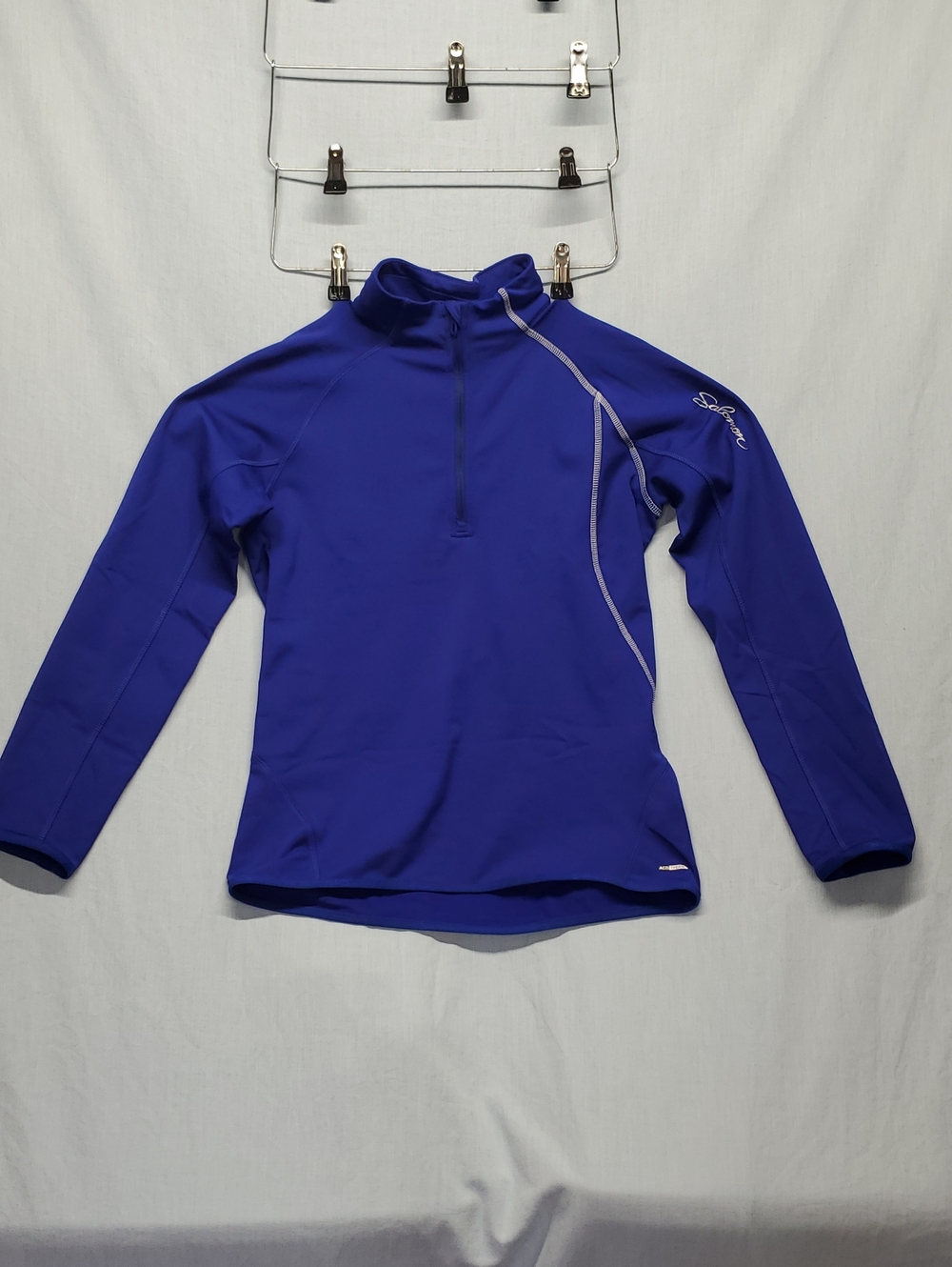 Salomon Royal Blue Long Sleeve Top with Contrast Stitch #385